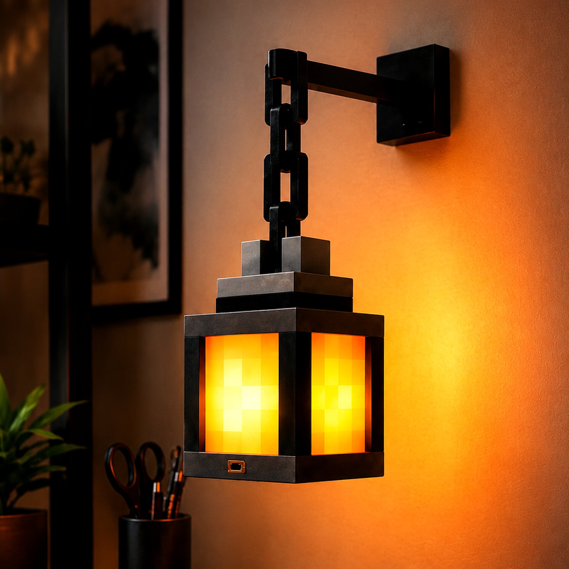 Lámpara Antorcha Pixel LED para Pared