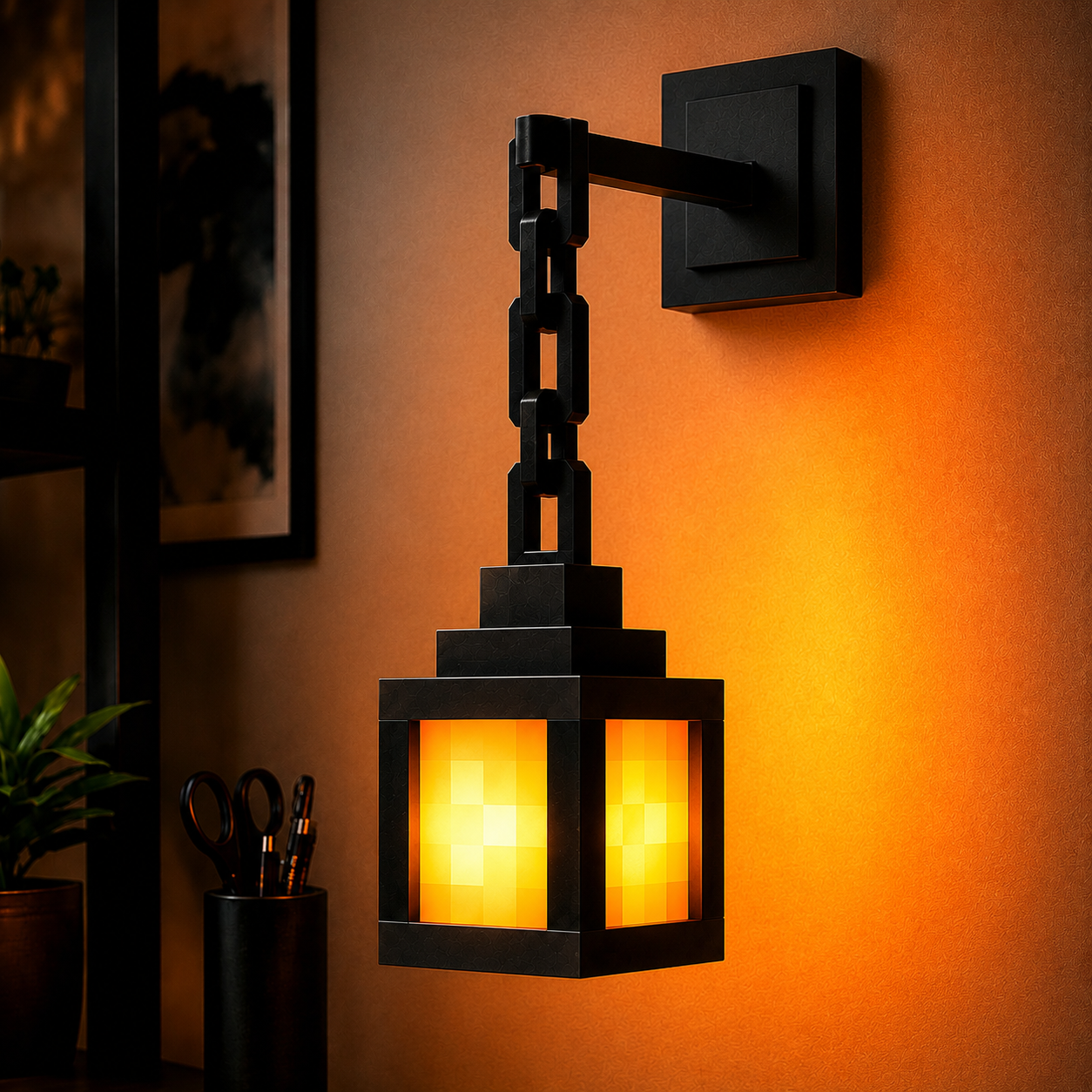 Lámpara Antorcha Pixel LED para Pared